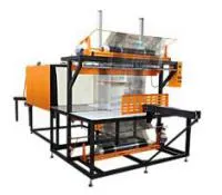 Полуавтоматическая машина для упаковки рулонных утеплителей в термоусадочную пленку